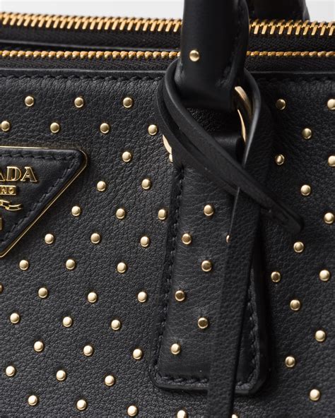 prada elektra studded bag|Large Prada Galleria Studded Leather Bag.